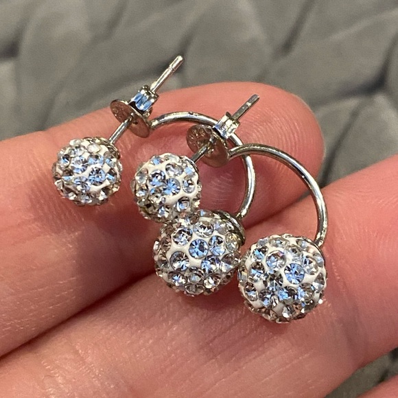 Sterling silver earrings - Picture 2 of 5